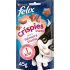 Felix Crispies Salmón y Trucha Bocaditos para gatos, , large image number null